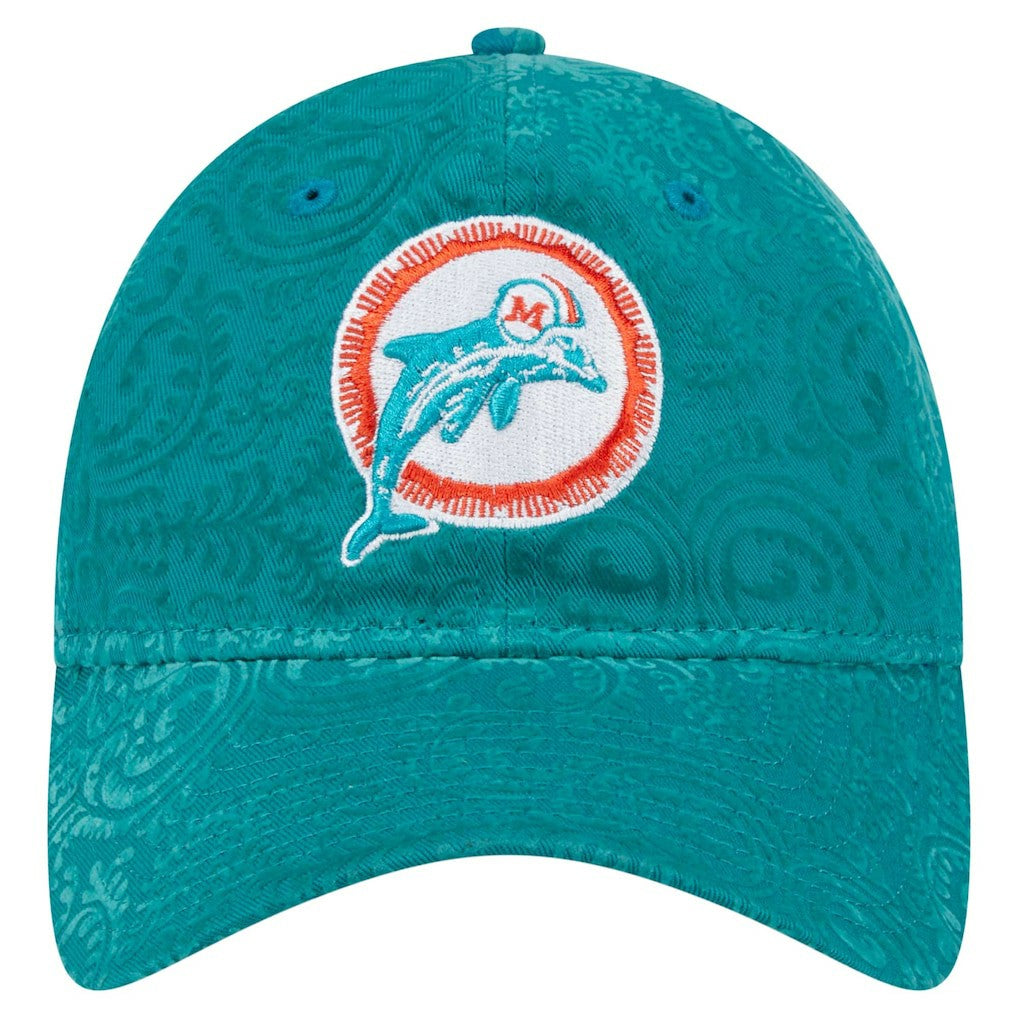 Miami Dolphins Women's Throwback Flair 9TWENTY Adjustable Hat | NFL Online