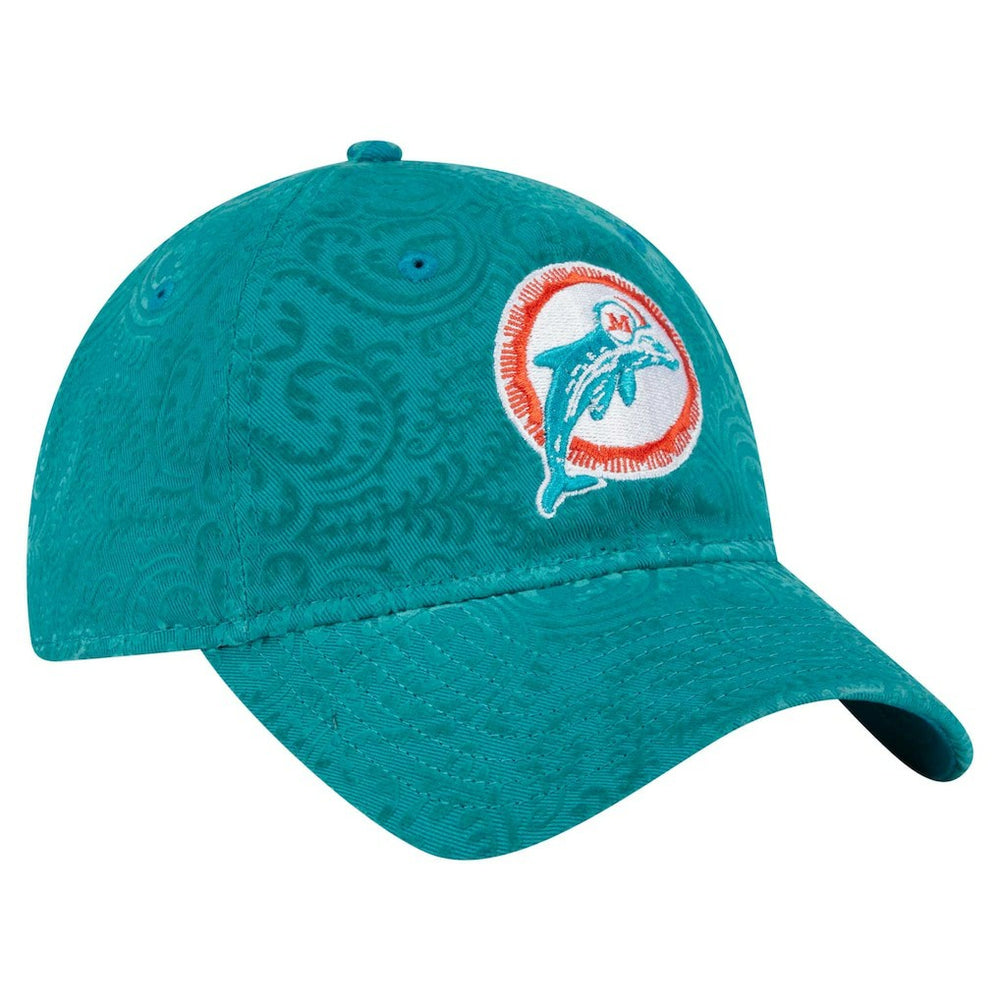 Miami Dolphins Women's Throwback Flair 9TWENTY Adjustable Hat | NFL Online