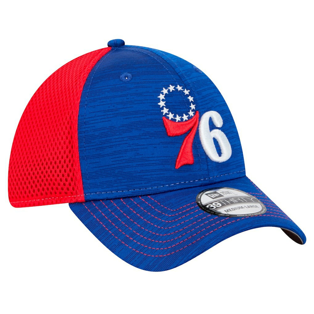 Royal/Red Philadelphia 76ers Active Tech Neo Flex 39THIRTY Flex Hat | NBA