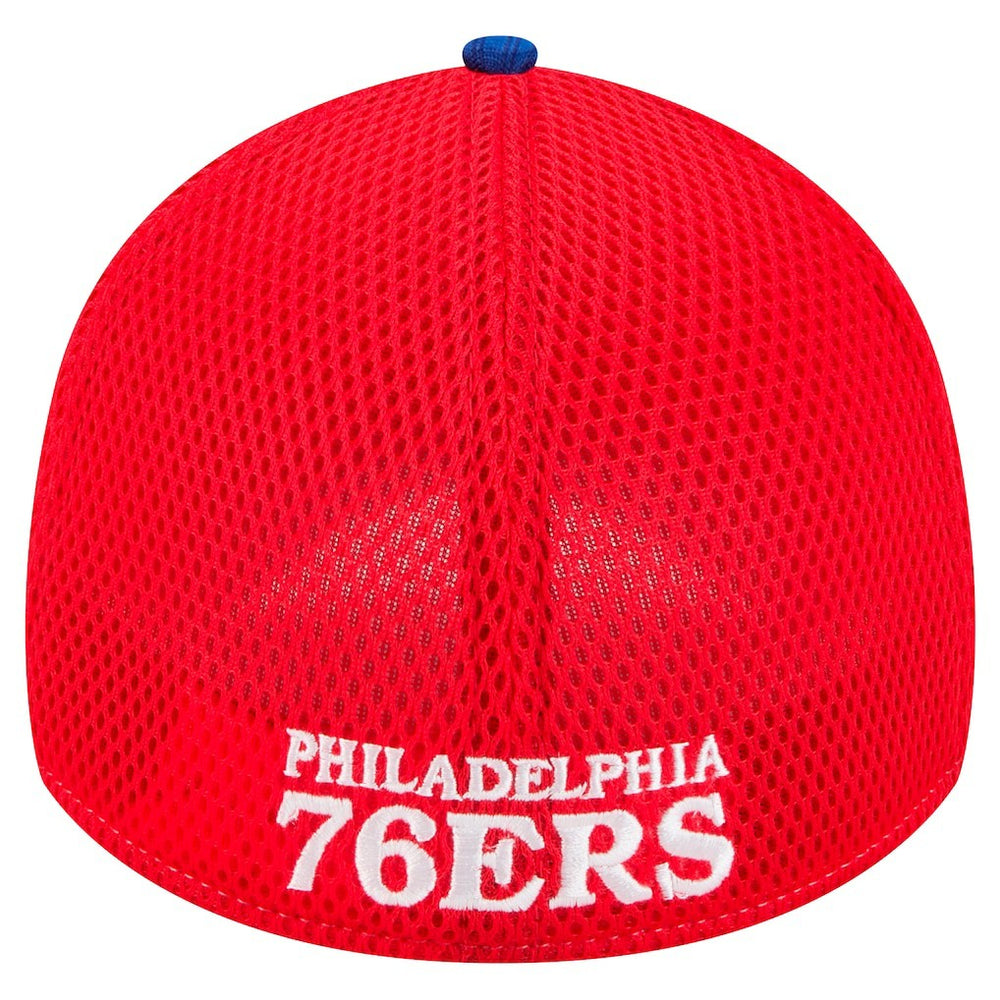 Royal/Red Philadelphia 76ers Active Tech Neo Flex 39THIRTY Flex Hat | NBA