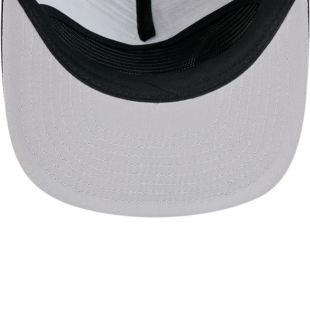 Black Philadelphia 76ers Tone Foam Meshback Golfer Snapback Hat | NBA