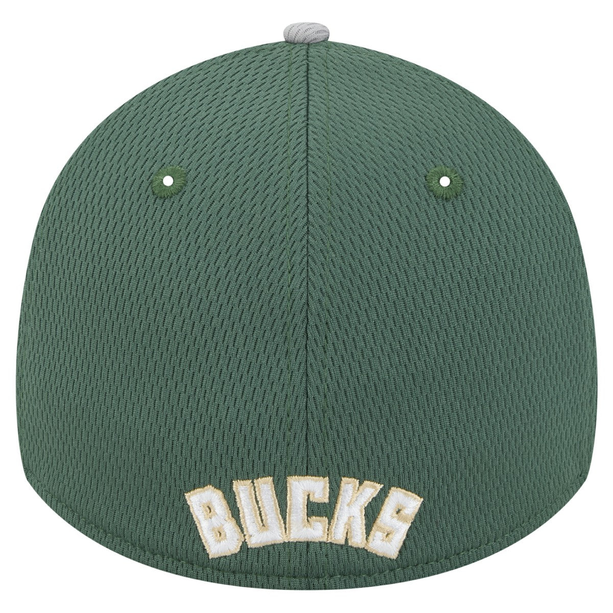 Gray/Hunter Green Milwaukee Bucks Active Trim 39THIRTY Flex Hat | NBA