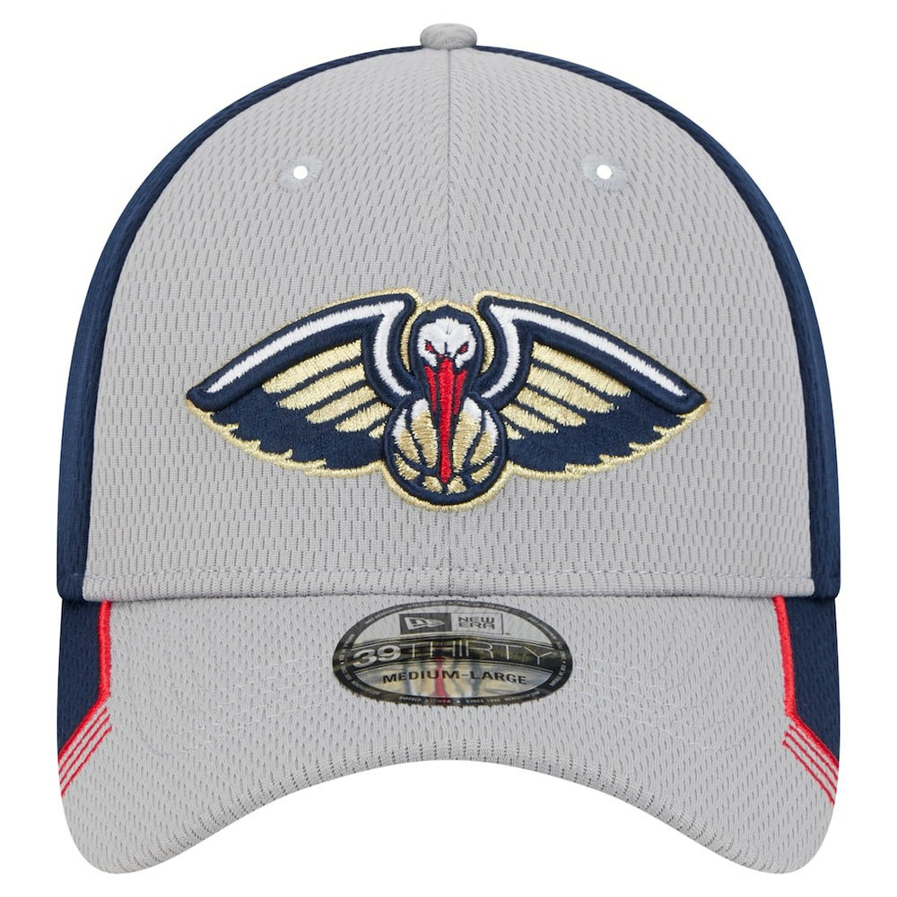 Gray/Navy New Orleans Pelicans Active Trim 39THIRTY Flex Hat | NBA