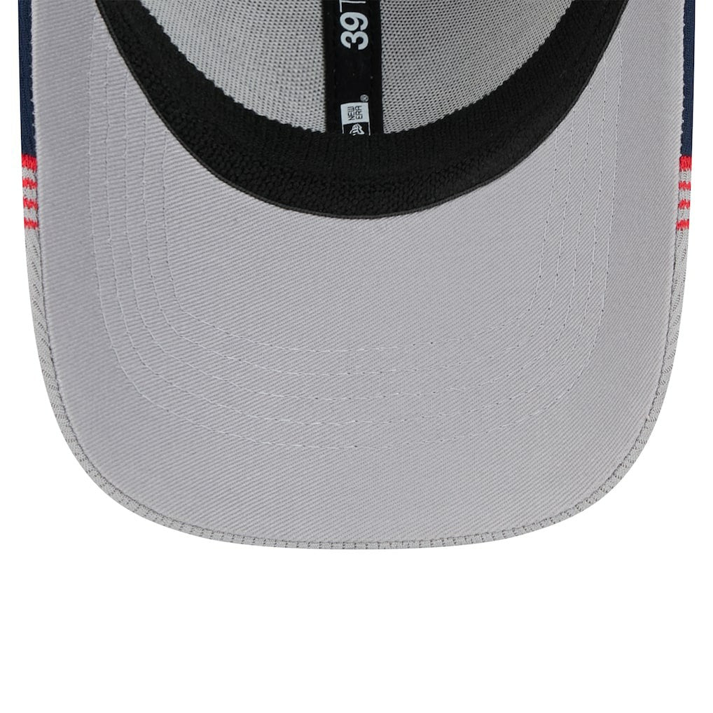 Gray/Navy New Orleans Pelicans Active Trim 39THIRTY Flex Hat | NBA