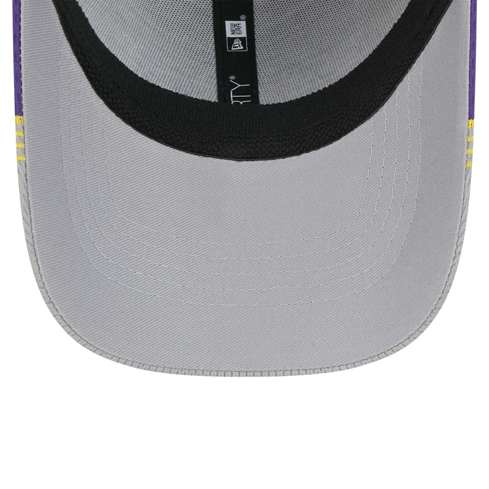 Gray/Purple Los Angeles Lakers Active Trim 39THIRTY Flex Hat | NBA