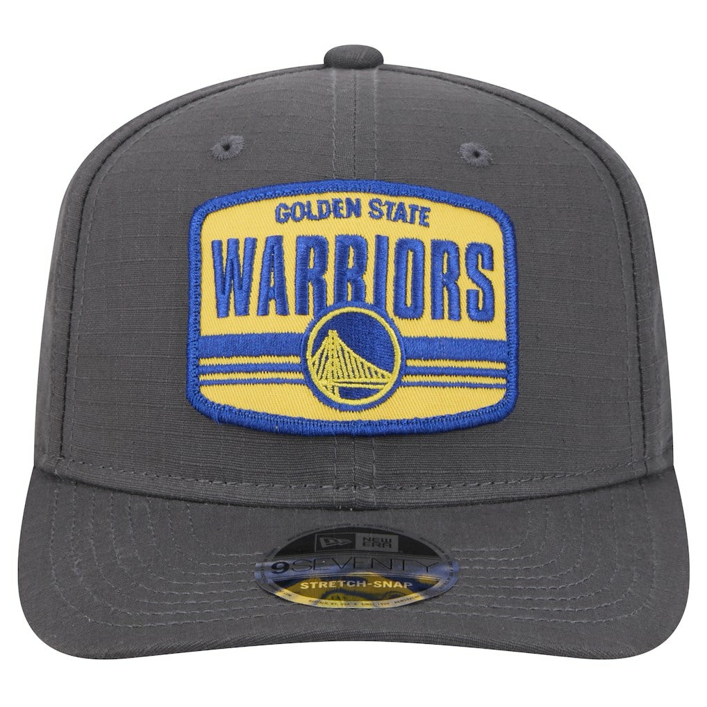 Graphite Golden State Warriors Team Elevated Patch 9SEVENTY Adjustable Hat sale | NBA