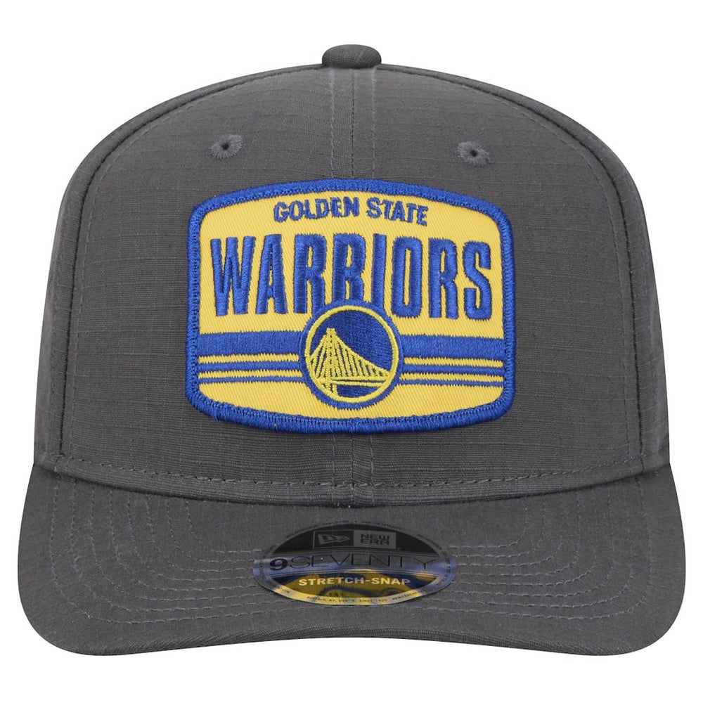 Graphite Golden State Warriors Team Elevated Patch 9SEVENTY Adjustable Hat sale | NBA