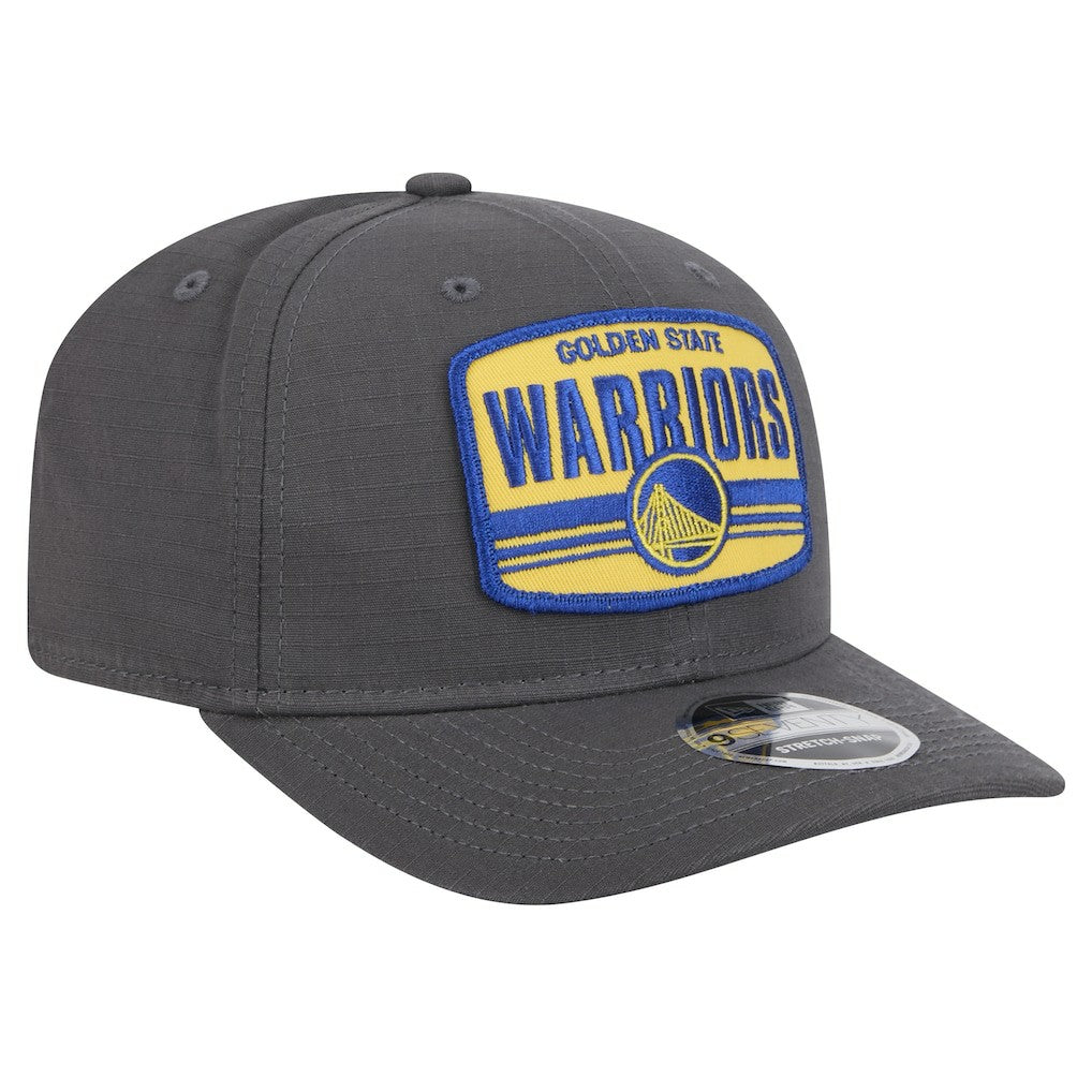 Graphite Golden State Warriors Team Elevated Patch 9SEVENTY Adjustable Hat sale | NBA