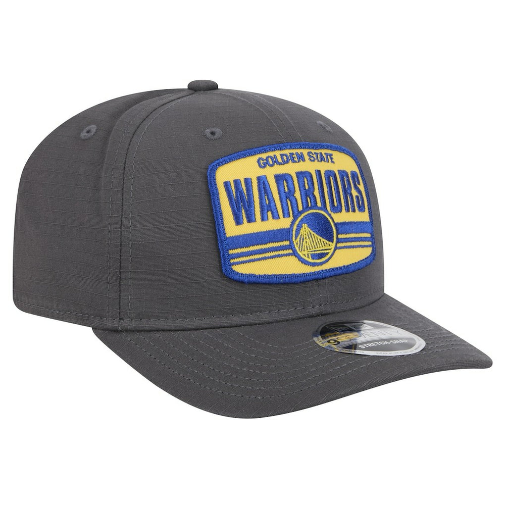 Graphite Golden State Warriors Team Elevated Patch 9SEVENTY Adjustable Hat sale | NBA