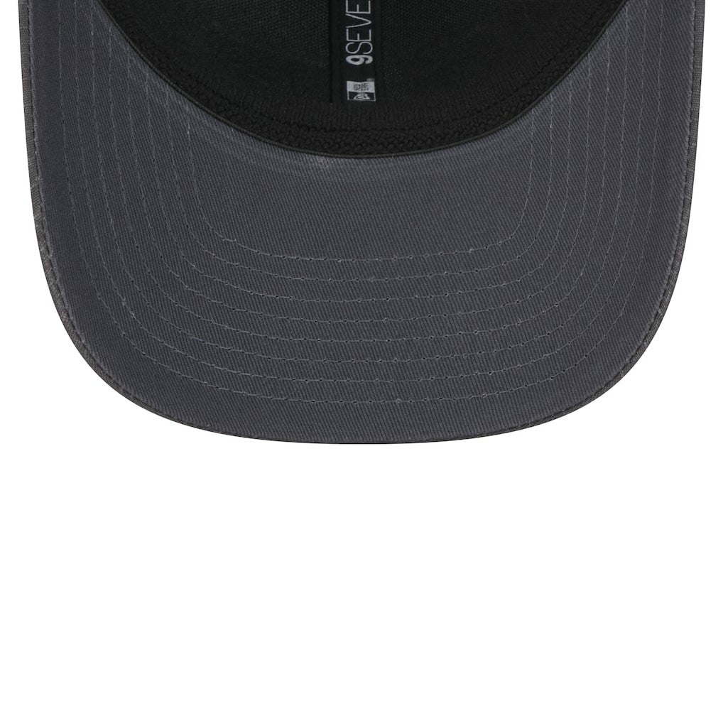 Graphite Golden State Warriors Team Elevated Patch 9SEVENTY Adjustable Hat sale | NBA