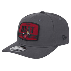 Graphite Miami Heat Team Elevated Patch 9SEVENTY Adjustable Hat | NBA