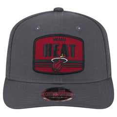 Graphite Miami Heat Team Elevated Patch 9SEVENTY Adjustable Hat | NBA