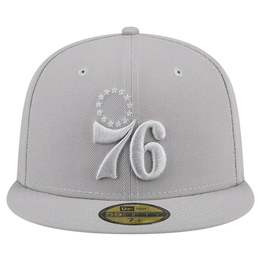 Gray Philadelphia 76ers Color Pack 59FIFTY Fitted Hat | NBA