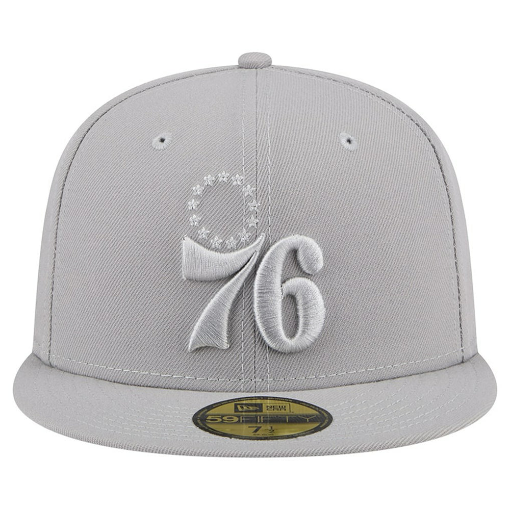Gray Philadelphia 76ers Color Pack 59FIFTY Fitted Hat | NBA