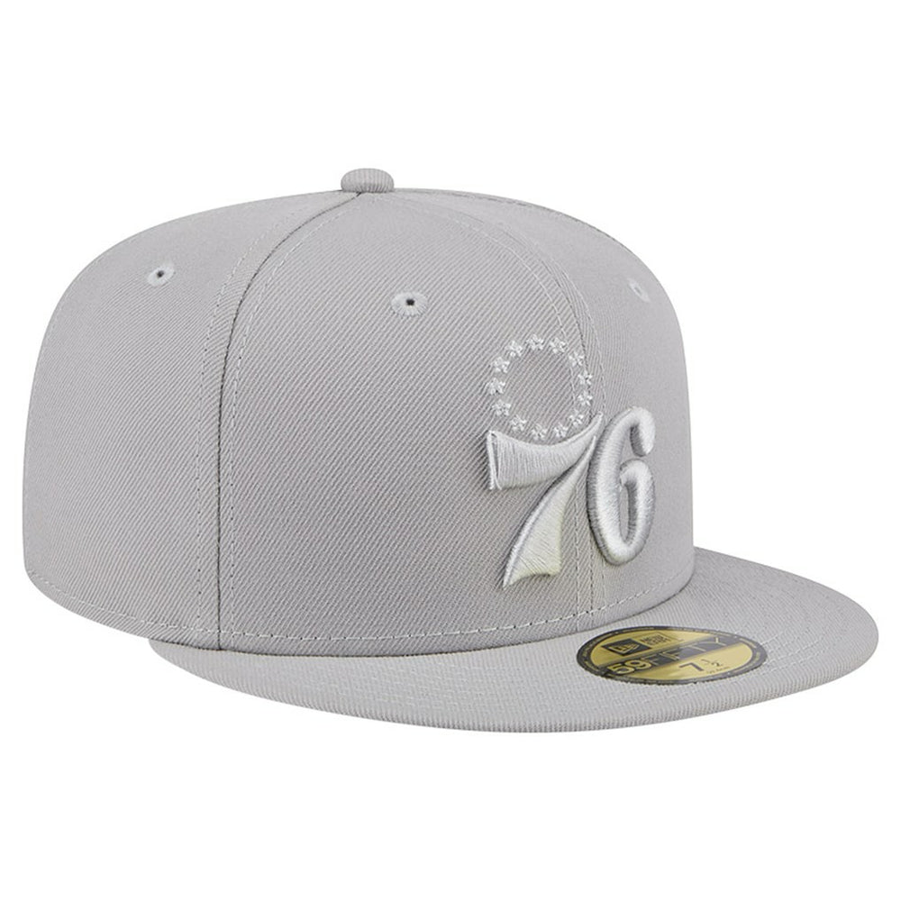 Gray Philadelphia 76ers Color Pack 59FIFTY Fitted Hat | NBA