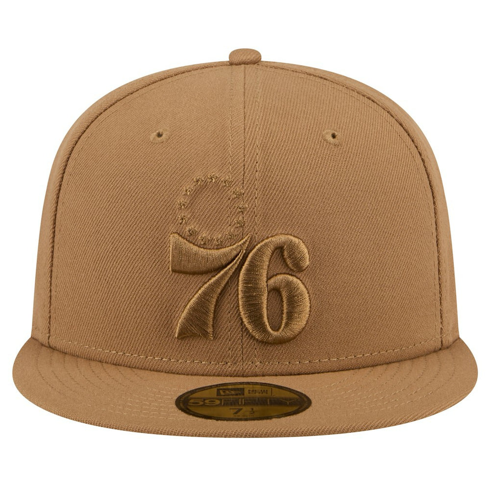 Tan Philadelphia 76ers 59FIFTY Fitted Hat | NBA