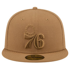 Tan Philadelphia 76ers 59FIFTY Fitted Hat | NBA