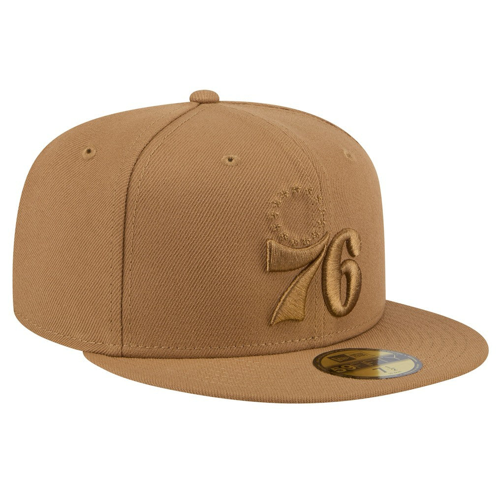 Tan Philadelphia 76ers 59FIFTY Fitted Hat | NBA