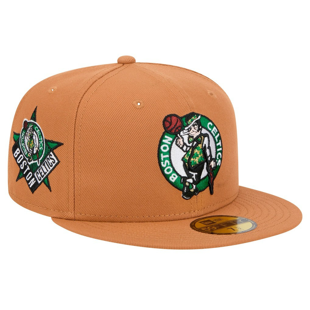 Tan  Boston Celtics Color Pack 59FIFTY Fitted Hat | NBA