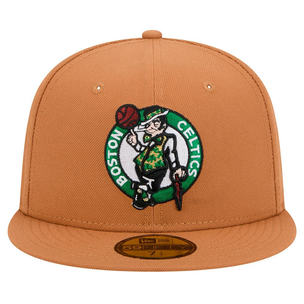 Tan  Boston Celtics Color Pack 59FIFTY Fitted Hat | NBA
