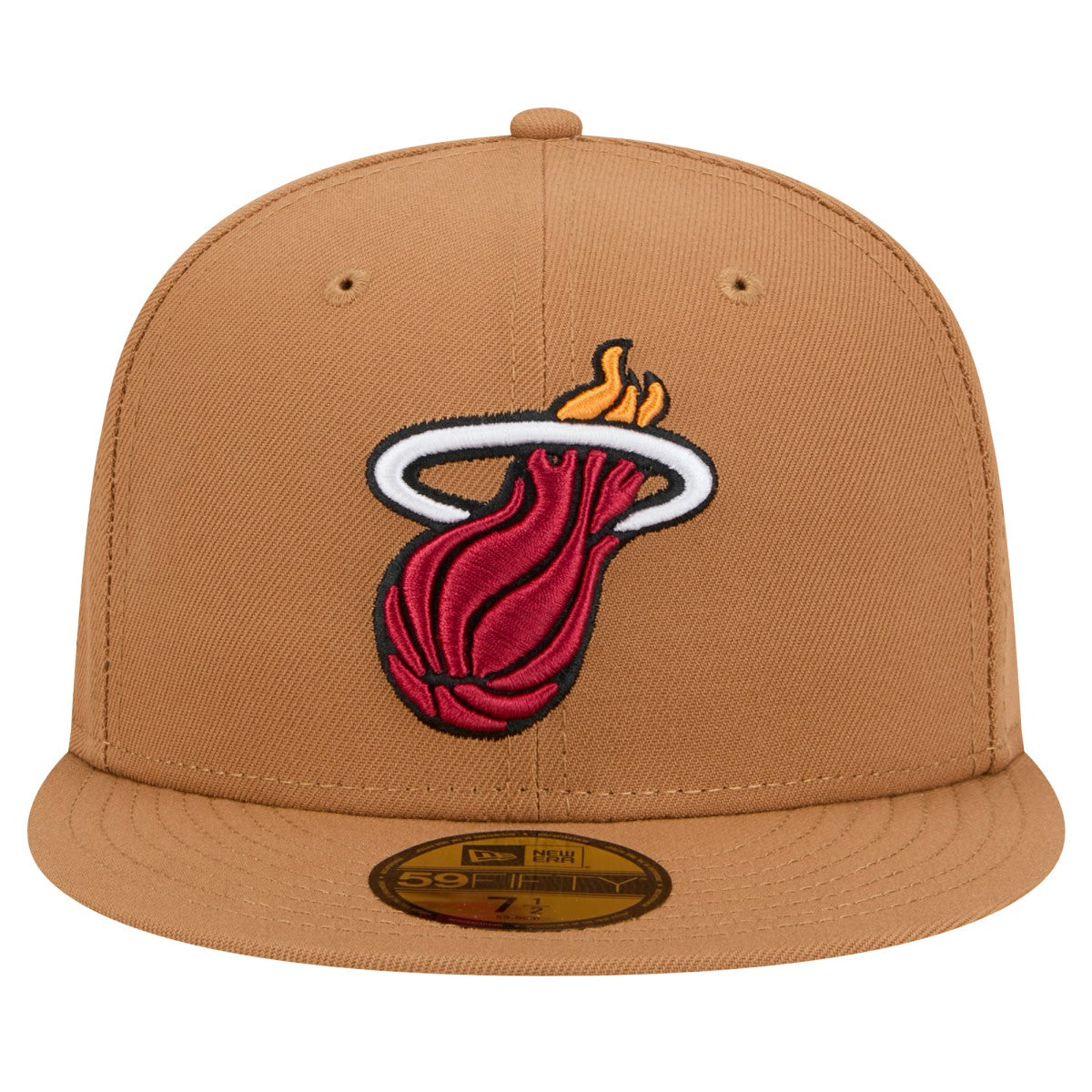 Tan  Miami Heat Color Pack 59FIFTY Fitted Hat | NBA