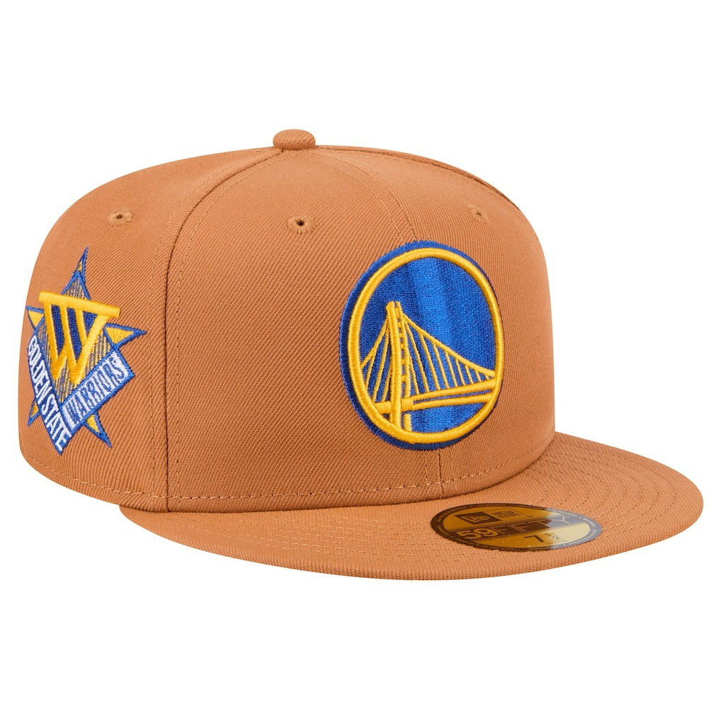 Tan  Golden State Warriors Color Pack 59FIFTY Fitted Hat sale | NBA