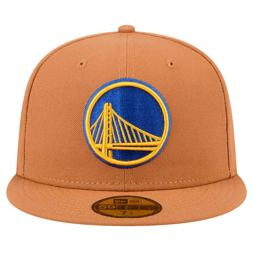 Tan  Golden State Warriors Color Pack 59FIFTY Fitted Hat sale | NBA