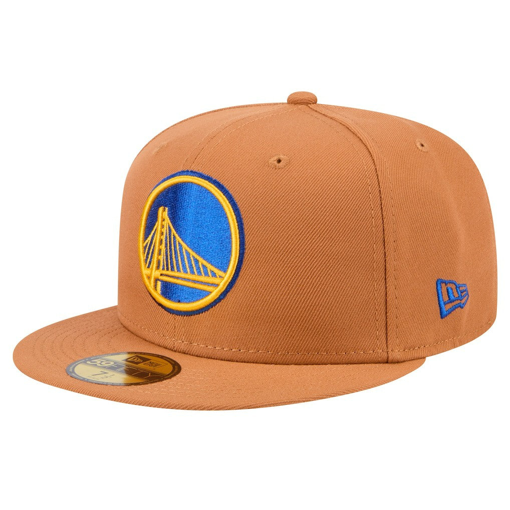 Tan  Golden State Warriors Color Pack 59FIFTY Fitted Hat sale | NBA