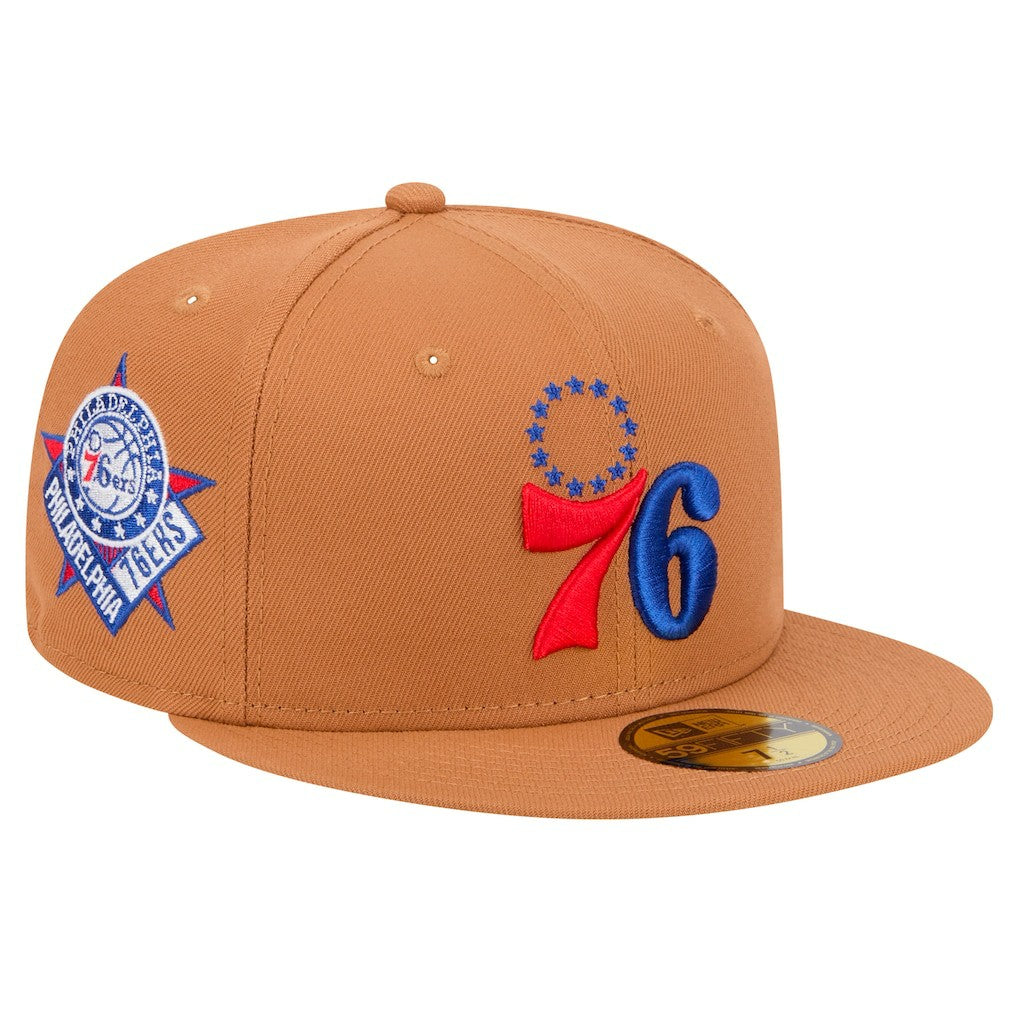 Tan  Philadelphia 76ers Color Pack 59FIFTY Fitted Hat | NBA