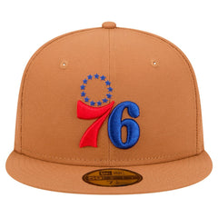 Tan  Philadelphia 76ers Color Pack 59FIFTY Fitted Hat | NBA