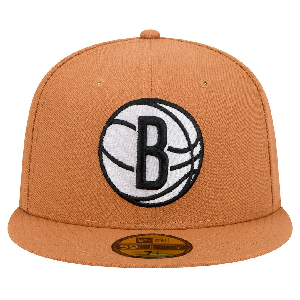 Tan  Brooklyn Nets Color Pack 59FIFTY Fitted Hat | NBA