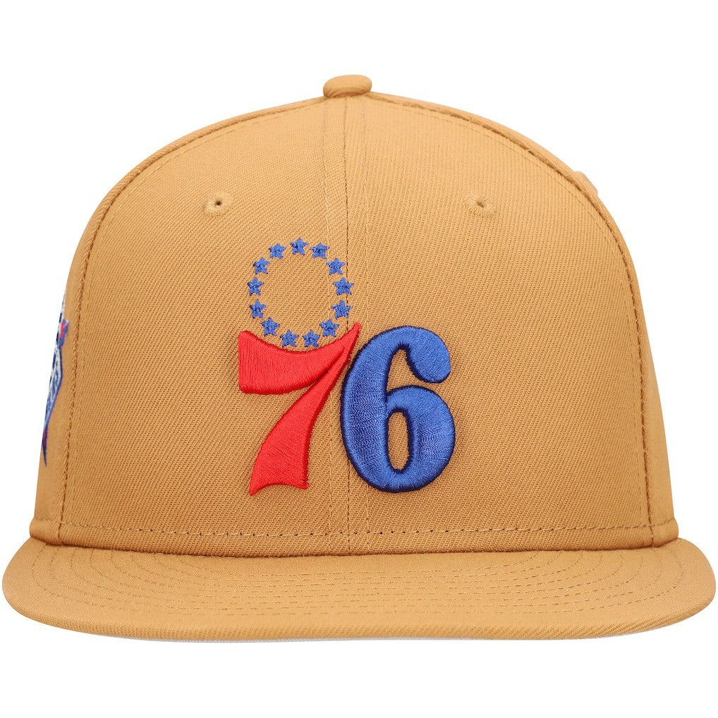 Tan  Philadelphia 76ers Color Pack 9FIFTY Snapback Hat | NBA