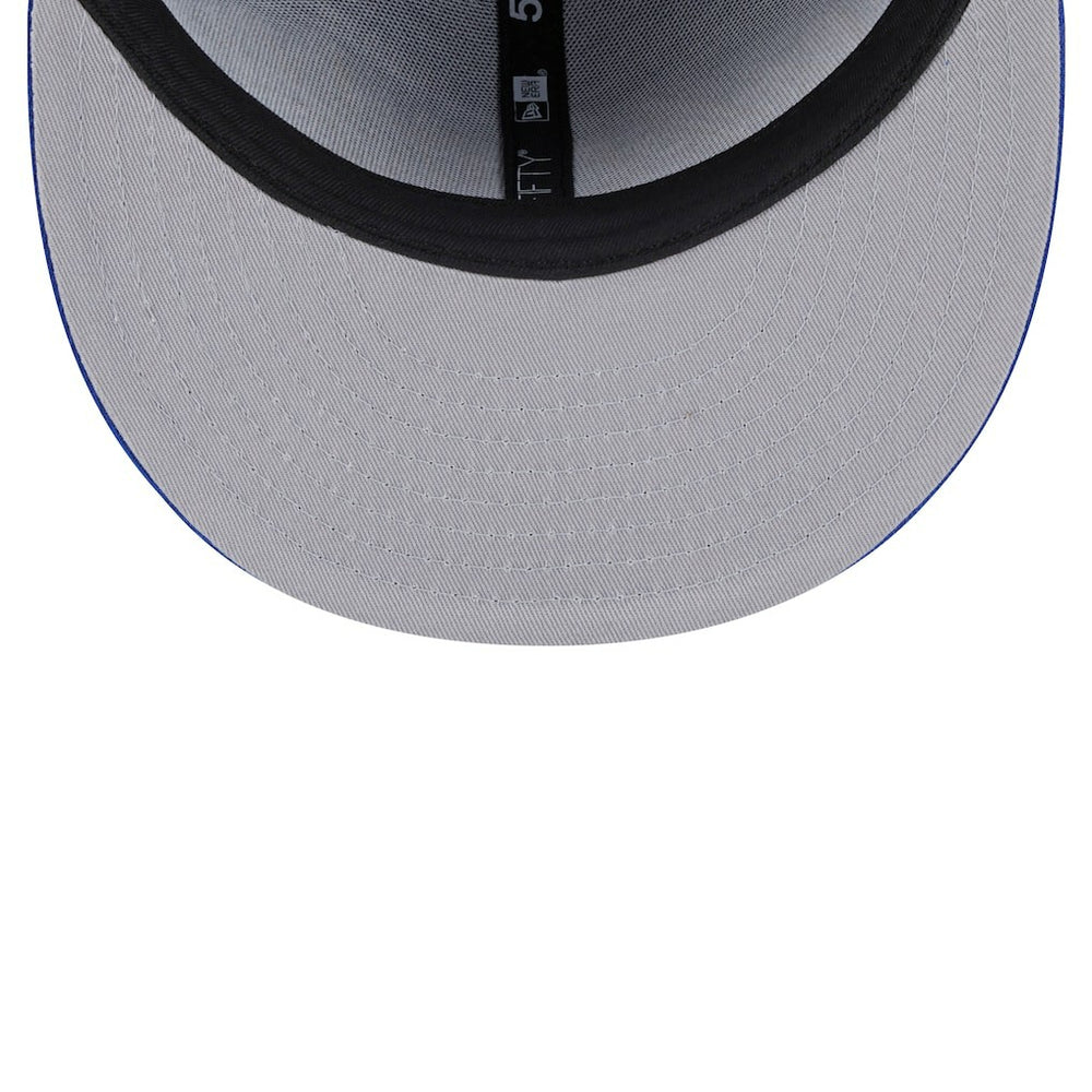 Royal Golden State Warriors Sport Night Script Sided 59FIFTY Fitted Hat sale | NBA