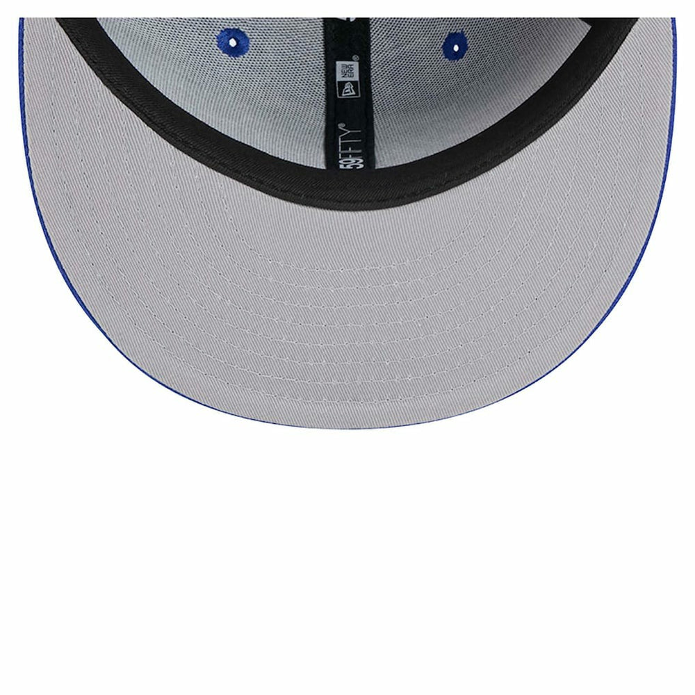 Royal Philadelphia 76ers Sport Night Script Sided 59FIFTY Fitted Hat | NBA