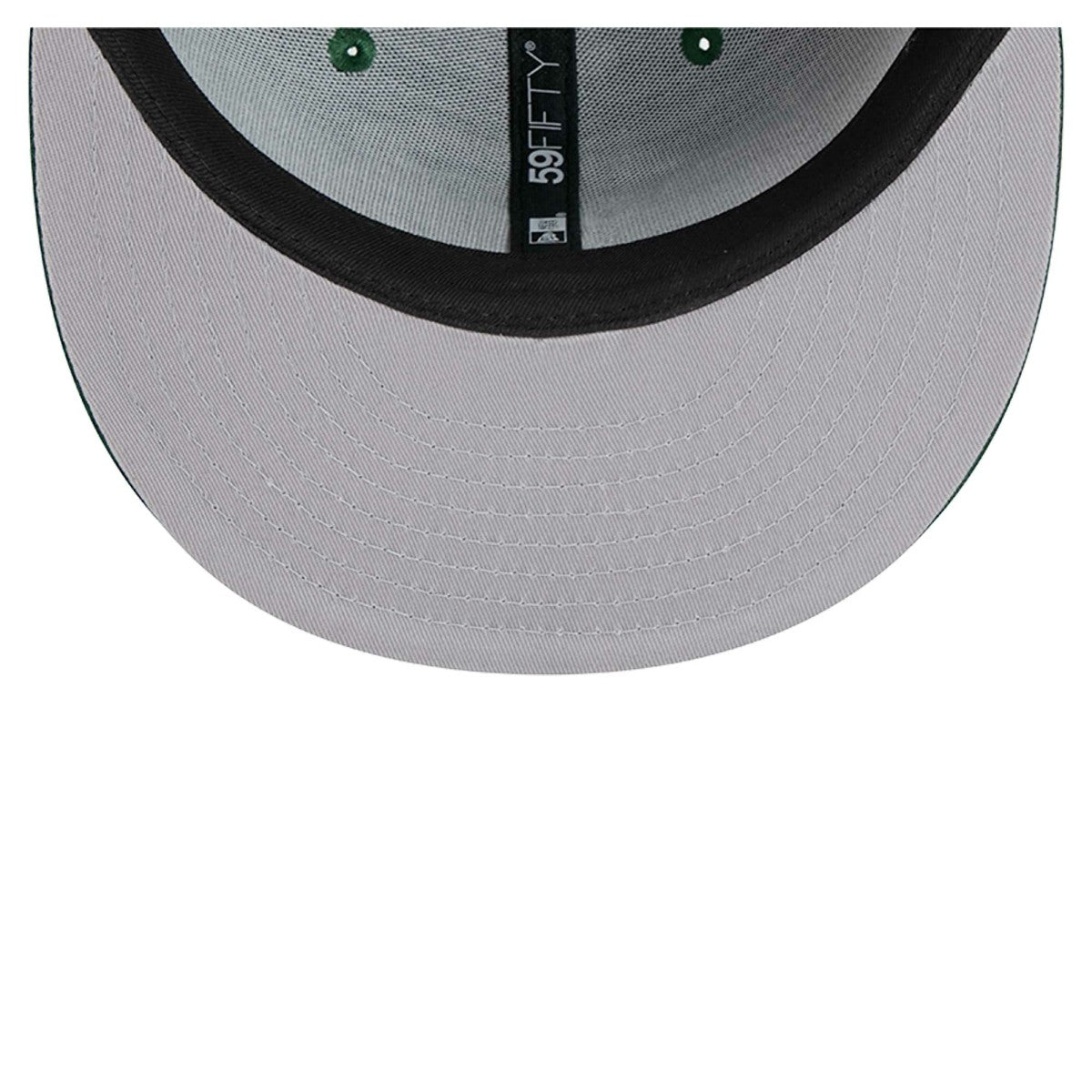 Hunter Green Milwaukee Bucks Sport Night Script Sided 59FIFTY Fitted Hat | NBA
