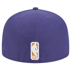 Purple Phoenix Suns Sport Night Script Sided 59FIFTY Fitted Hat | NBA