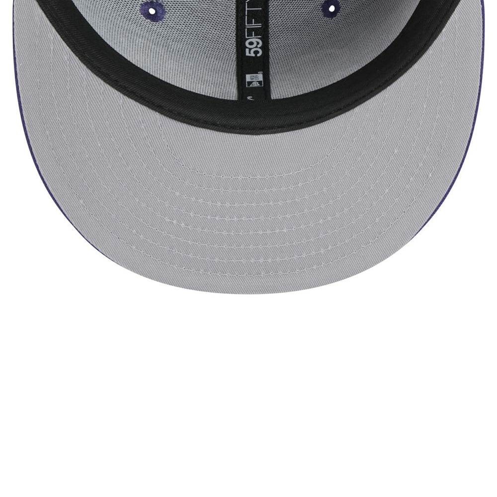 Purple Phoenix Suns Sport Night Script Sided 59FIFTY Fitted Hat | NBA