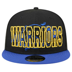 Black/Royal Golden State Warriors Sport Night Splatter 2-Tone 9FIFTY Snapback Hat sale | NBA