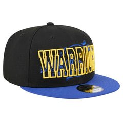 Black/Royal Golden State Warriors Sport Night Splatter 2-Tone 9FIFTY Snapback Hat sale | NBA