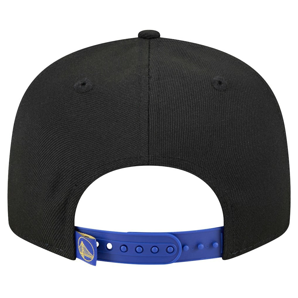 Black/Royal Golden State Warriors Sport Night Splatter 2-Tone 9FIFTY Snapback Hat sale | NBA