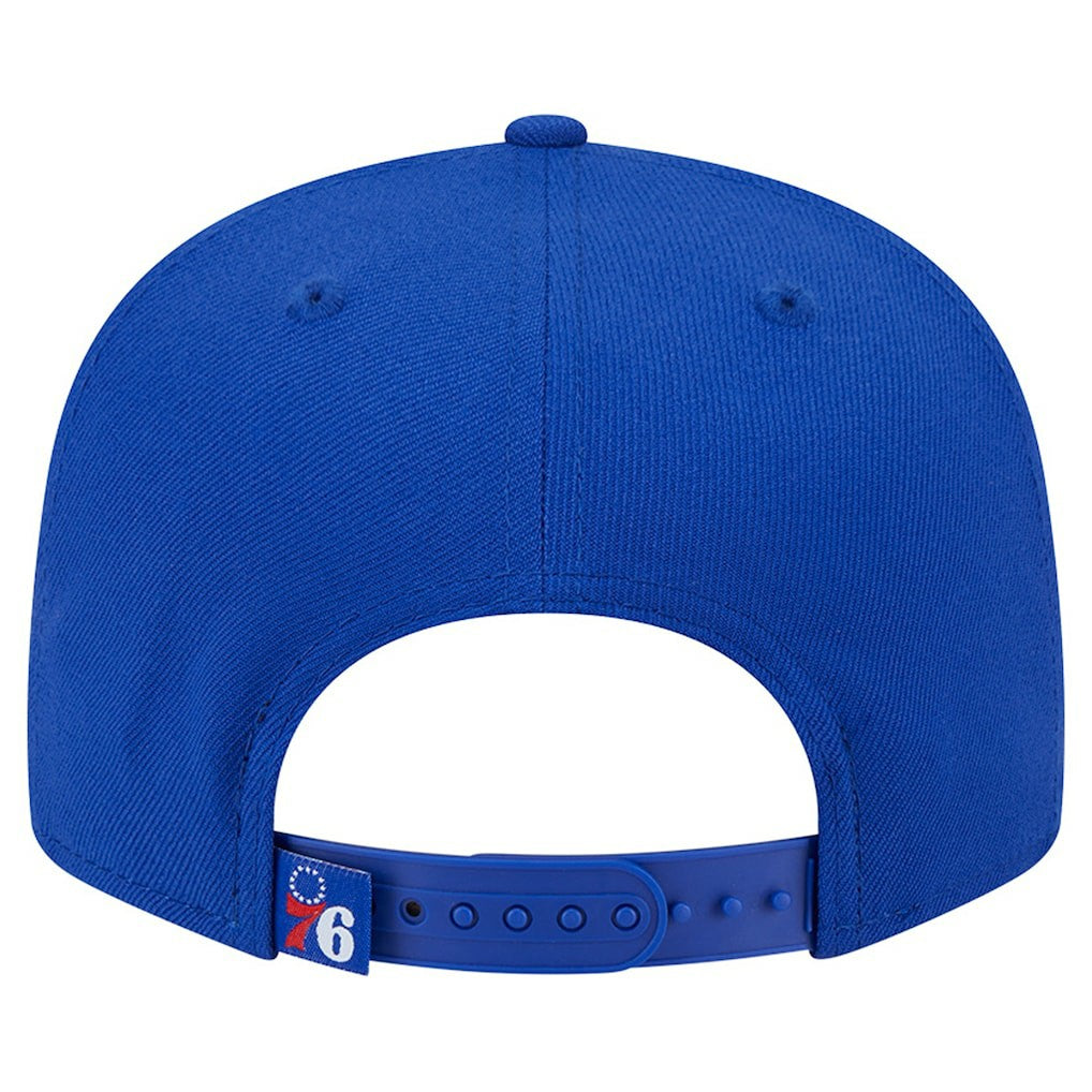 Royal Philadelphia 76ers Sport Night Team Shadow 9FIFTY Snapback Hat | NBA