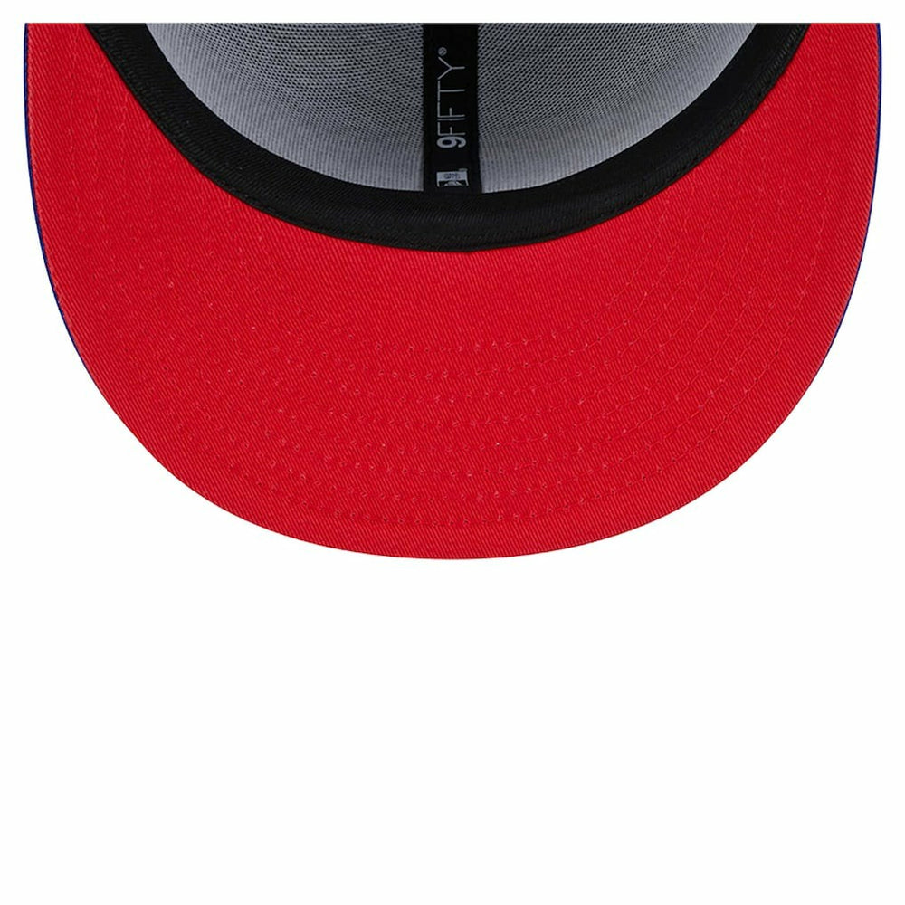 Royal Philadelphia 76ers Sport Night Team Shadow 9FIFTY Snapback Hat | NBA