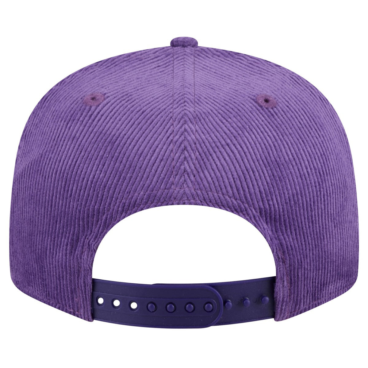 Purple Los Angeles Lakers Throwback Display Corduroy 9FIFTY Snapback Hat | NBA