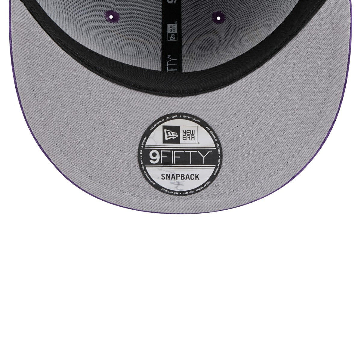 Purple Los Angeles Lakers Throwback Display Corduroy 9FIFTY Snapback Hat | NBA