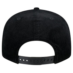 Black Chicago Bulls Throwback Display Corduroy 9FIFTY Snapback Hat | NBA
