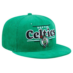 Kelly Green Boston Celtics Throwback Display Corduroy 9FIFTY Snapback Hat | NBA