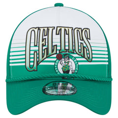 Boston Celtics Kelly Green Throwback Gradient A-Frame 9FORTY Adjustable Hat | NBA