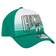 Boston Celtics Kelly Green Throwback Gradient A-Frame 9FORTY Adjustable Hat | NBA