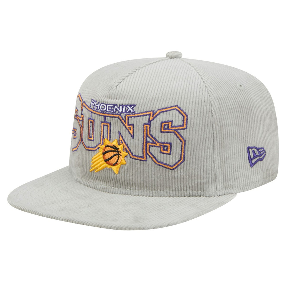 Gray Phoenix Suns Throwback Corduroy Golfer Snapback Hat | NBA