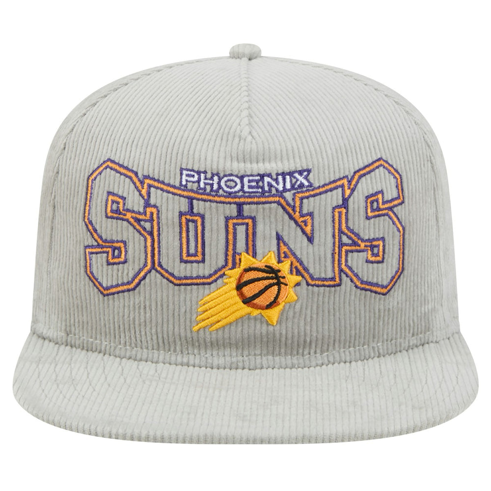 Gray Phoenix Suns Throwback Corduroy Golfer Snapback Hat | NBA